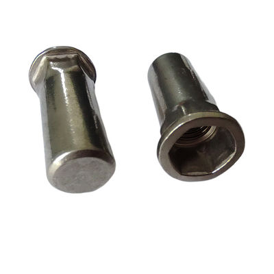 Einfache und schnelle Installation Semi-Hex geschlossene End Niete Nuss in schwarzem Edelstahl
