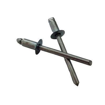 6.4mm Offene End-Gegenspieler-Senkkopf-Blind-Niven in Weiß für eine einfache Installation aus Eisen