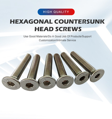 Standard aus Edelstahl DIN7991 Flat Head Hexagon Socket Bolt Countersunk Allen Bolt Schraube