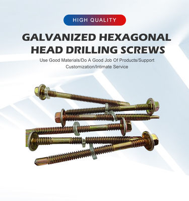 Galvanisierte selbstschraubende Dachschraube für eine hohe Festigkeit bei metrischer Leistung