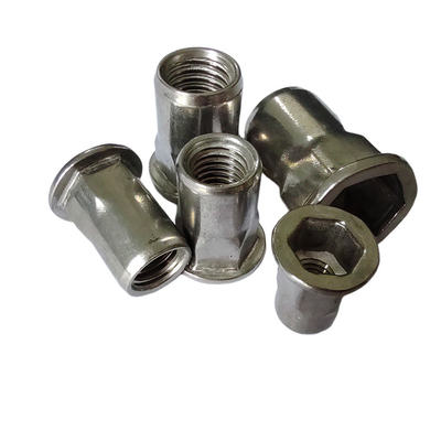Metrische Halb-Hex-blinde Gewinde Rivet-Nuss mit Edelstahl 304 8-18 Standardmaterial