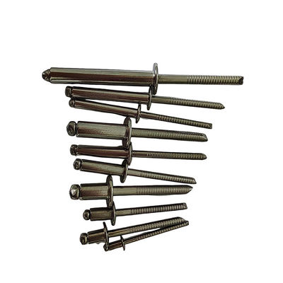 Standardnivet 5,0 mm Offene End Blindnivet Hochfeste Edelstahl runden Kopf