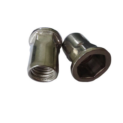 Wesentliche metrische Flachkopf-Semi-Hex-blinde Gewinde-Nivet-Nuss für Haushaltsgeräte