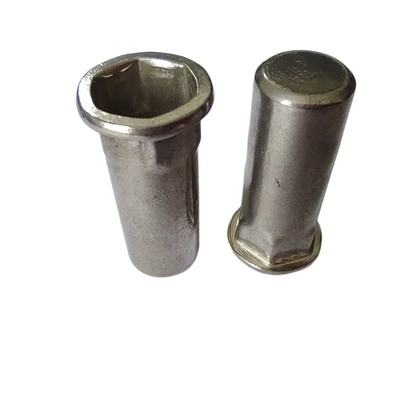 Nickelplattierte Oberfläche Halb-Hex Blind Rivet Nuss für glatte und saubere Körper
