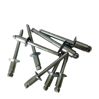 Hohe Festigkeit 12 mm Offene End Blind Rivets Eisen Countersunk Kopf Natur in DIN Standard