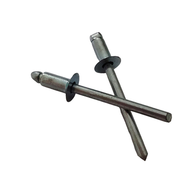 Hohe Festigkeit 12 mm Offene End Blind Rivets Eisen Countersunk Kopf Natur in DIN Standard