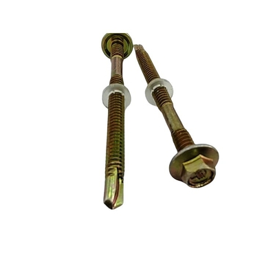 Hexagonal Hex Head selbstbohrende Schraube mit Gummiwaschmaschine 2024