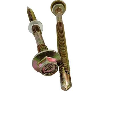 Hexagonal Hex Head selbstbohrende Schraube mit Gummiwaschmaschine 2024