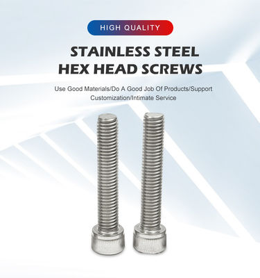 Metrisches Messsystem aus Edelstahl Hexagon Socket Bolt DIN912 für individuelle Größe