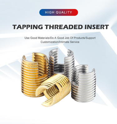 316L M2 M3 M4 M5 M6 M8 M10 Helical Reparatur Schlitten aus Edelstahl Messing Selbstklemmen Gewindeinsatz Nuss