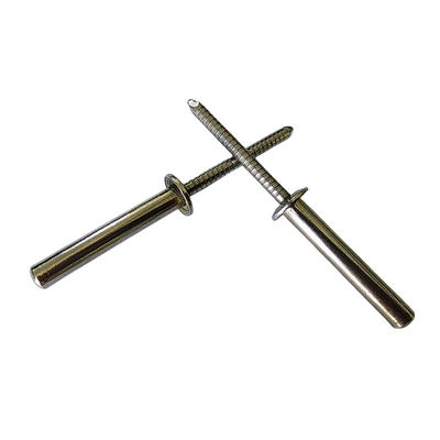 Edelstahlblinde Niete mit dauerhafter Dichtungslänge 6-25 mm Oberfläche hell unbeschichtet