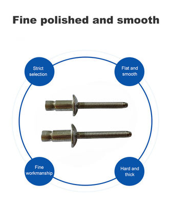 4.8mm Durchmesser 304 Edelstahl Mono Bolt Blind Rivet für die Solarenergieindustrie