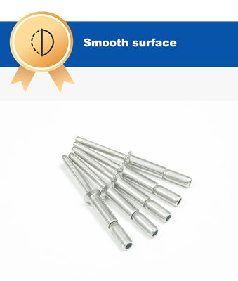 Offener End aus Edelstahl Blind Rivet Flat Head Plain Finish SS304 SS316 Strukturell