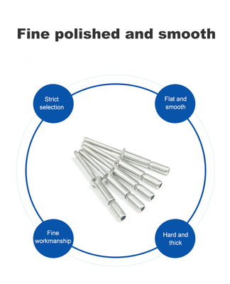 Flaches Oberflächenbild Flat Round Countersunk Head Cup Type Draw 304 Edelstahl Blind Rivet