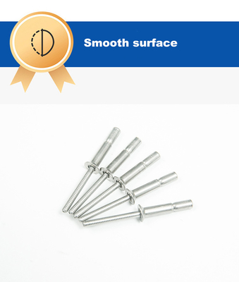 Edelstahl 304 Offene End Flat Head Solid Metal Blind Rivet für die Automobilindustrie