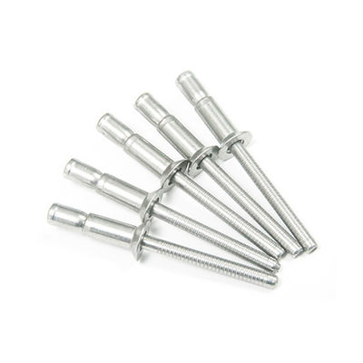 Silberne Oberfläche Rundkopf Ziehen 304 Edelstahl Offener Countersunk Head Blind Rivets