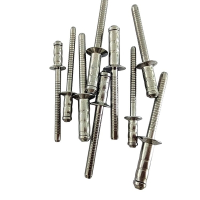 Edelstahl-Einzeltrommelnieten 2,4 mm, 3,2 mm, 4 mm, 4,8 mm, 6 mm