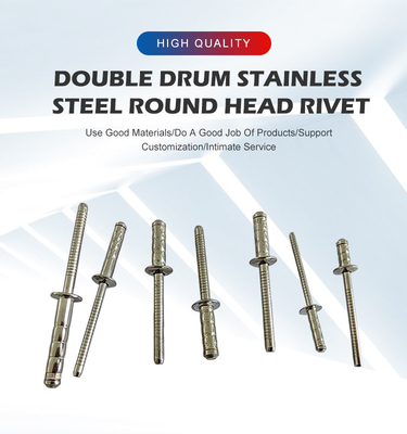 18-8 aus Edelstahl 304 Multigrip Blind Rivets Rundkopf 3,2 mm 4,0 mm 4,8 mm 6,4 mm
