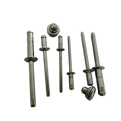 304 Edelstahl Ovalkopf Offener End Rundkopf Nieten mit Countersunk Kopf gemacht