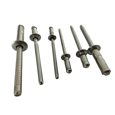 GB-Standard Pilzkopf-Break Mandrel Blind Rivets 3,2 mm 4,0 mm 4,8 mm 6,4 mm aus reinem Edelstahl 304/316