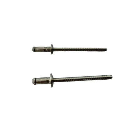 Steuerung Pilz Runde Kuppel Kopf Brechen Ziehen Mandel Blind Niete Offenes Ende 3,2 mm 4,0 mm 4,8 mm 6,4 mm