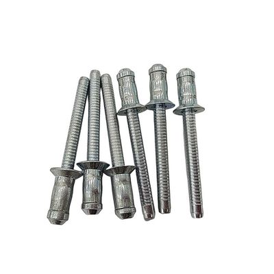 Direkt geöffnetes Flachkopfblindnieten mit Kontrollbericht und Kohlenstoffstahl