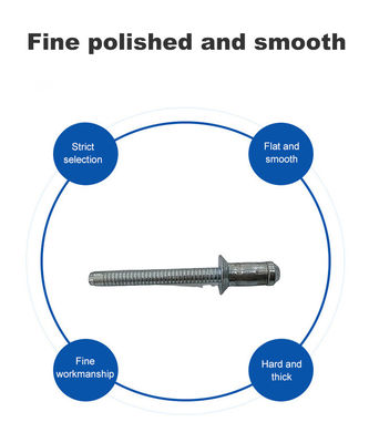 Einmaliger kundenspezifischer Service, hohler Niett aus Kohlenstoffstahl mit Hippocampusform
