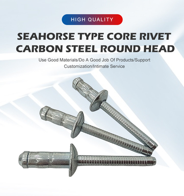 2024 Kohlenstoffstahl Multi-Grip Legierung Stahl Blind Rivet 4.8 6.4 7.8 Countersunk Head Typ