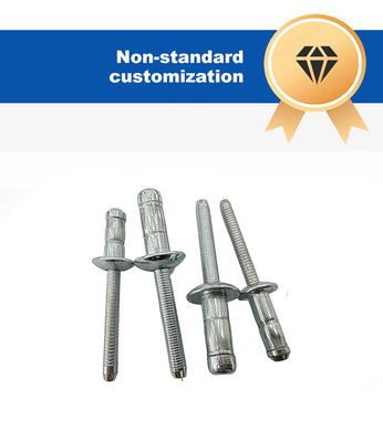 2024 Kohlenstoffstahl Multi-Grip Legierung Stahl Blind Rivet 4.8 6.4 7.8 Countersunk Head Typ
