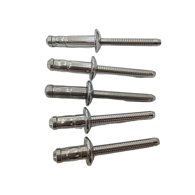 Individuell angefertigte Blinde Nieten aus Edelstahl mit Unigrip-Kuppelkopf 3,2 mm 4,8 mm 7,8 mm