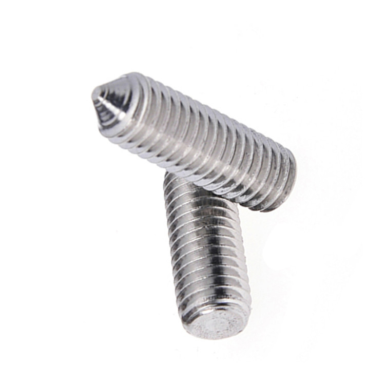 Benutzerdefinierte Hexagon Socket Allen Antrieb Grub Set Schrauben Schlichtes Finish A-Level Festigkeitsgrad