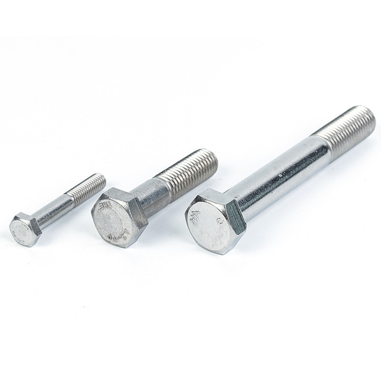 angepasst DIN931 Edelstahl 5.8 M6 * 25mm Hexbolz mit verzinkter Oberfläche