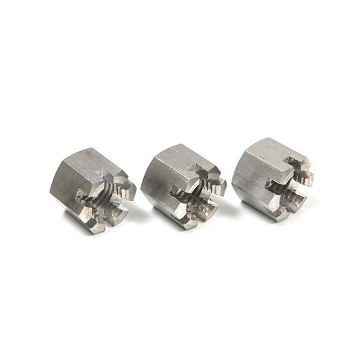 Anbindung mit DIN935 Typ A Flansche aus Edelstahl M30 Hex Schlossmutter