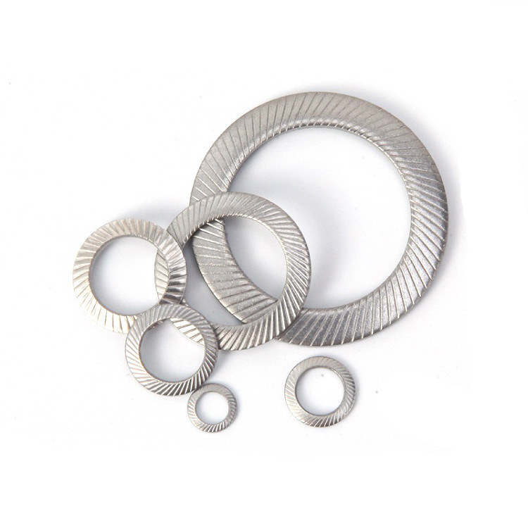 Einfache Veredelung aus DIN Edelstahl 304 Keilverschlusswaschmaschine M4 M5 M6 M8 M10 M12 M16