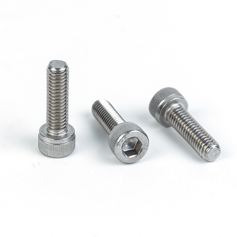 Hex-Socket-Kopfschrauben mit Maschinengefaden und knurreltem runden Kopf