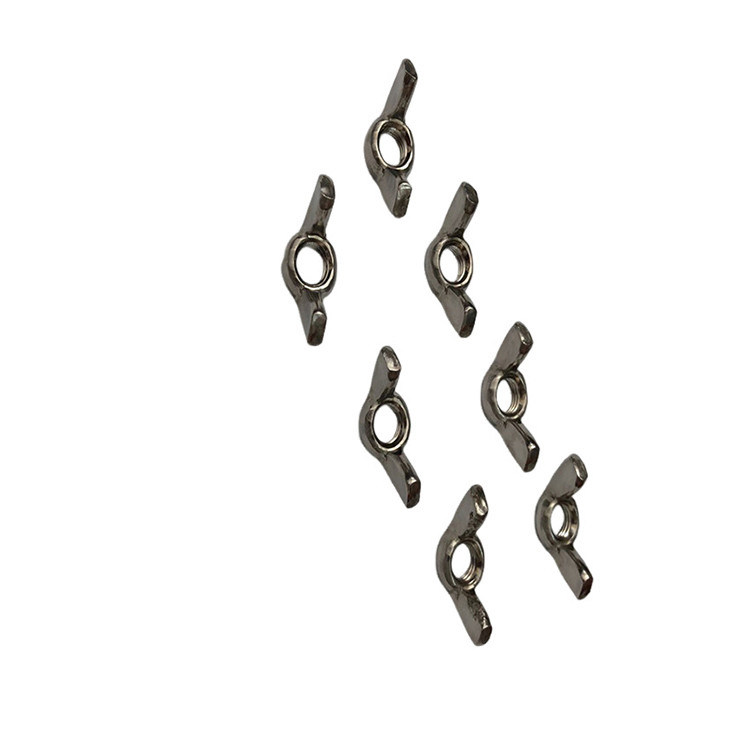 100% kontrollierte Edelstahl-Schmetterlingsnutten Flügelschrauben-Schrauben Din315 Ss304