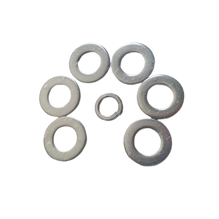 Plain Finish Metall Din125 Waschring Dichtung für maßgeschneiderte Größe Edelstahl