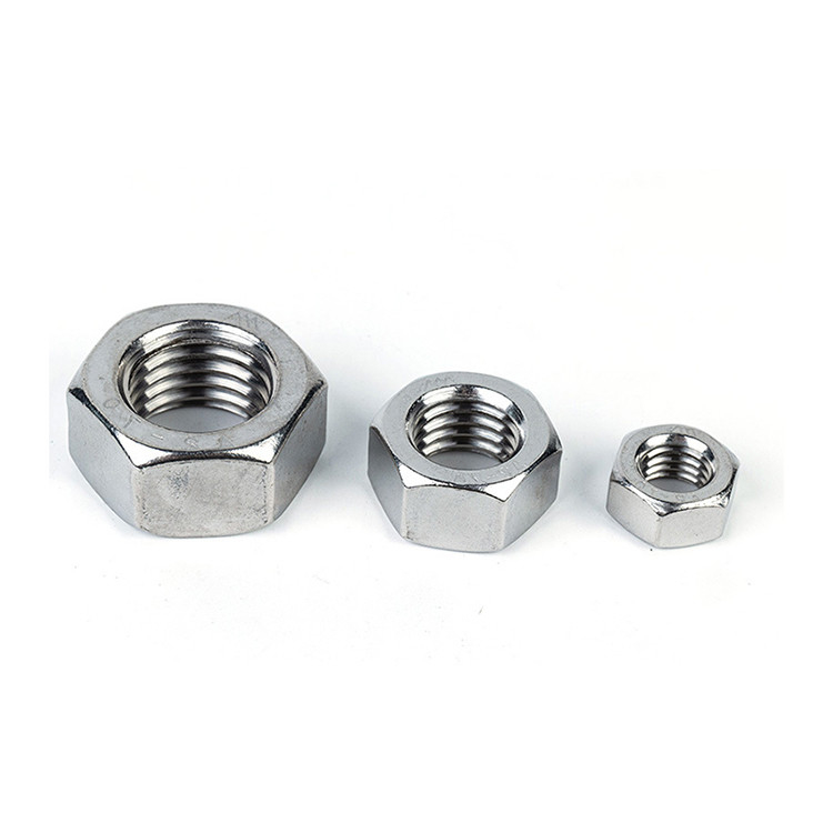 Standard-Antikorrosive Edelstahl 304 316 Hexagon Nut für die Einzelhandelsindustrie