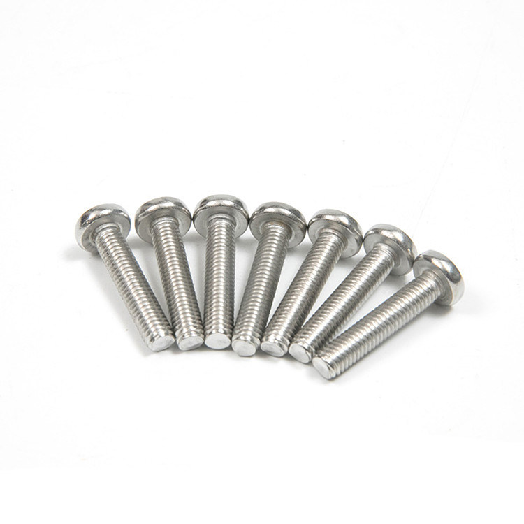 304 316 aus Edelstahl Vollgelenk Phillips Pan Kopf Maschine Schrauben INCH Plain Finish