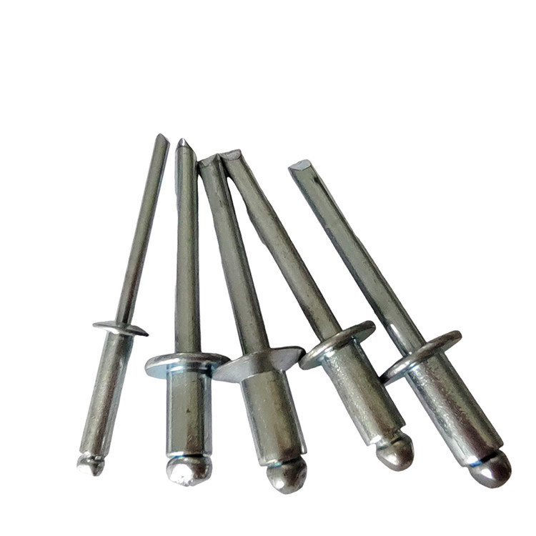 3.0mm Offene Endblinde Nieten für Natur/Farbe Eisen Rundkopf Nieten in hellen Oberfläche