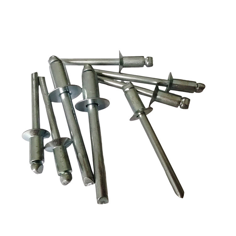 6.4mm Offene End-Gegenspieler-Senkkopf-Blind-Niven in Weiß für eine einfache Installation aus Eisen