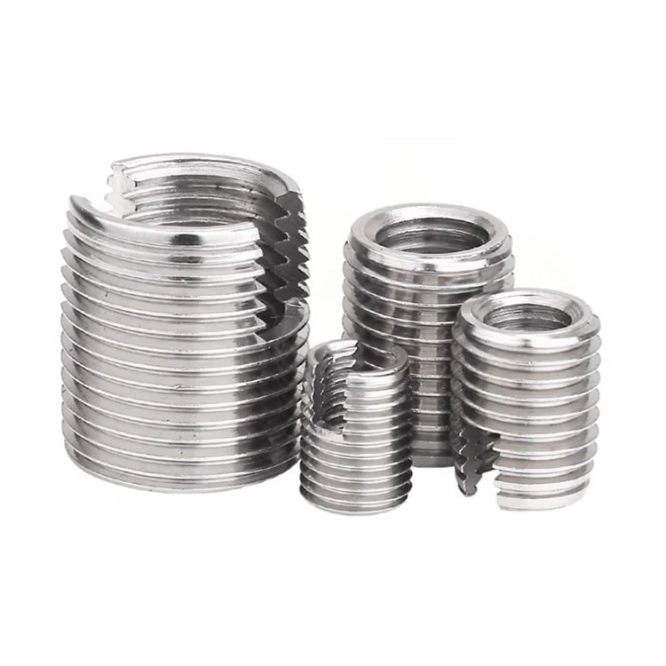 316L M2 M3 M4 M5 M6 M8 M10 Helical Reparatur Schlitten aus Edelstahl Messing Selbstklemmen Gewindeinsatz Nuss