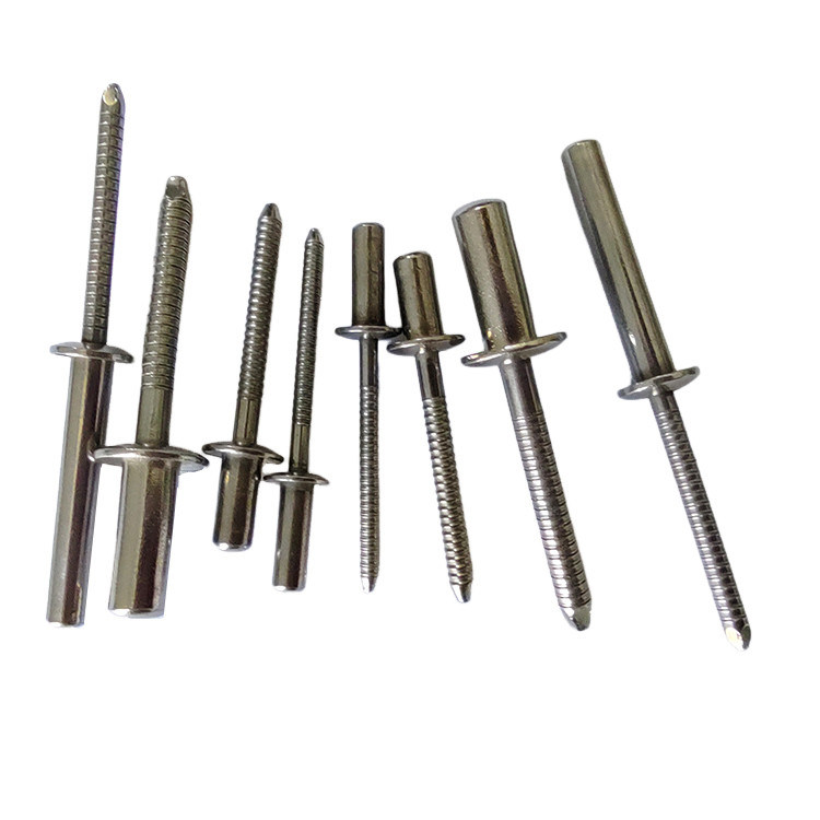 Wetterbeständig aus Edelstahl Rundkopf Blind Rivet Versiegeltes Ende 3,2 mm/4,0 mm/4,8 mm/6,4 mm Durchmesser