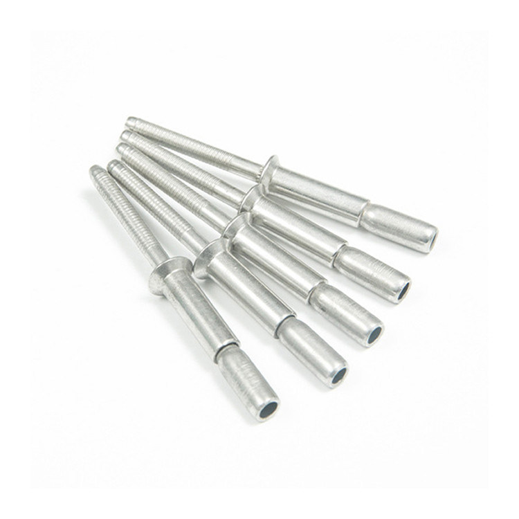 Offener End aus Edelstahl Blind Rivet Flat Head Plain Finish SS304 SS316 Strukturell