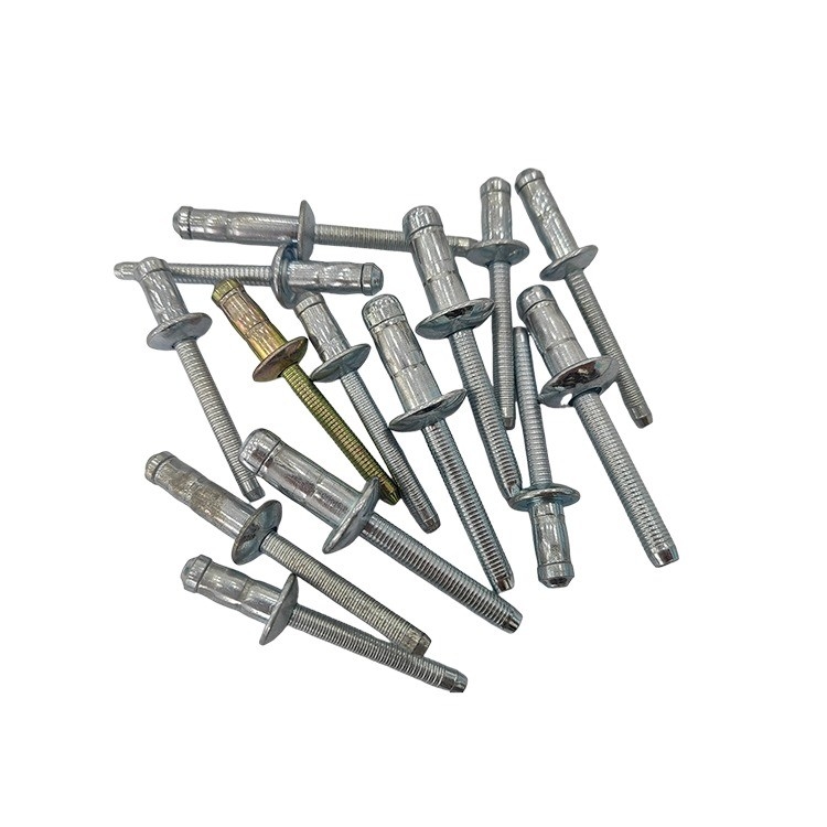 2024 Kohlenstoffstahl Multi-Grip Legierung Stahl Blind Rivet 4.8 6.4 7.8 Countersunk Head Typ